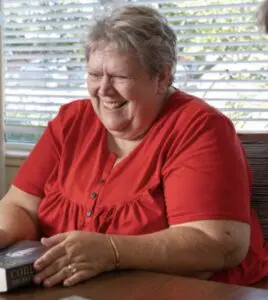 senior woman reading